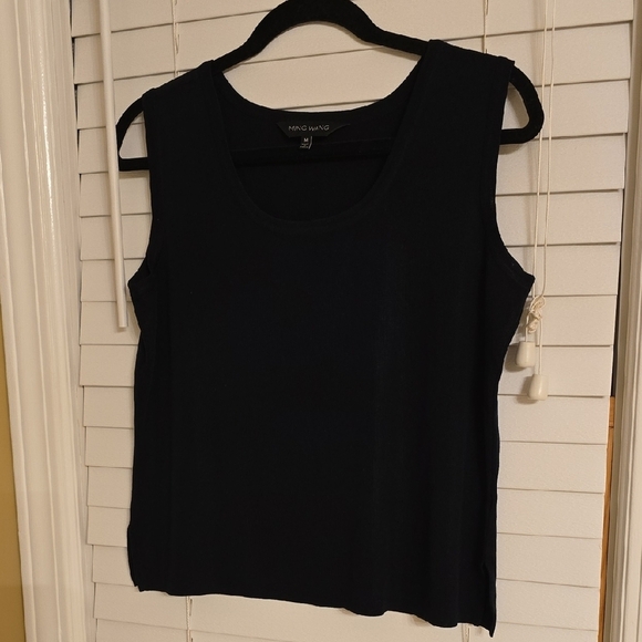 Ming Wang 2 Pieces Green and Black Blazer Classic Tailored Design And Top - Picture 5 of 16